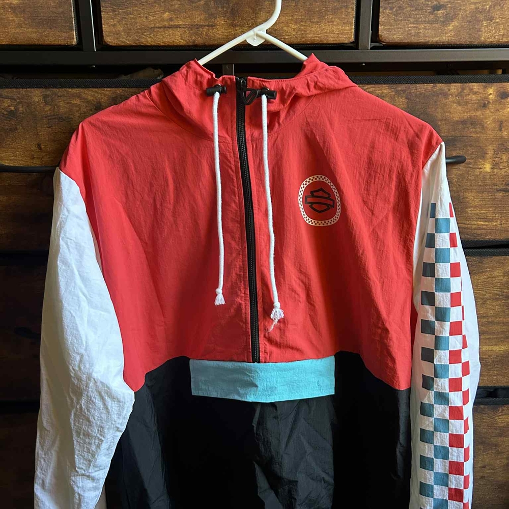 Harley-Davidson Red and Black Lightweight Jacket
